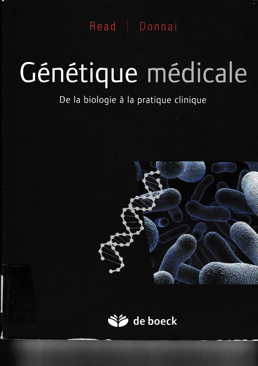 Couverture de Génétique médicale