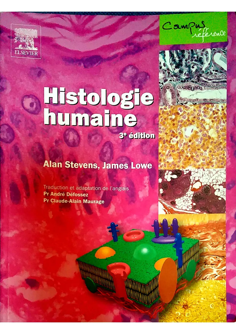Couverture de Histologie humaine