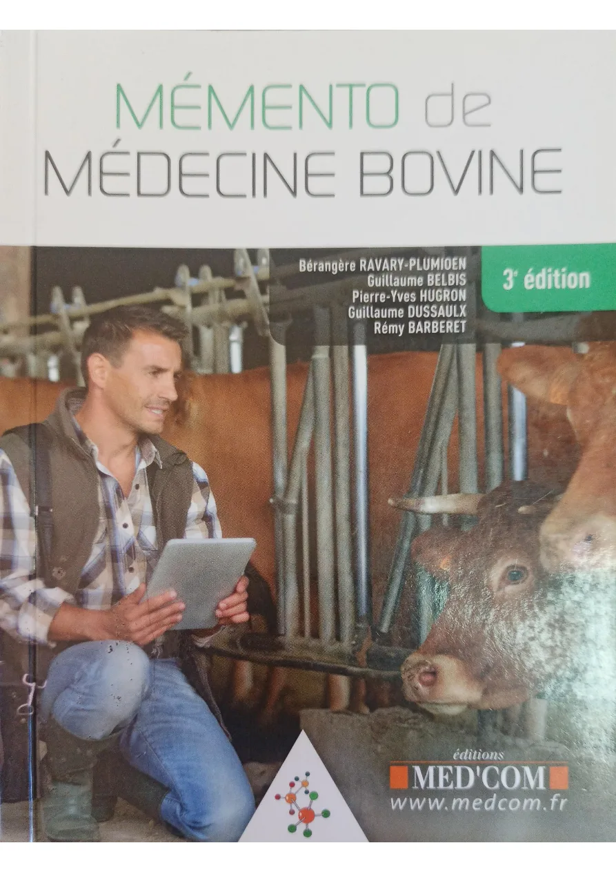 Couverture de MEMENTO DE MEDECINE BOVINE