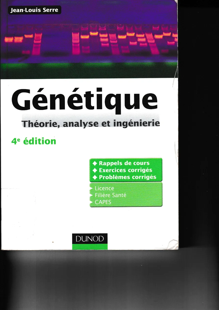 Couverture de Génétique