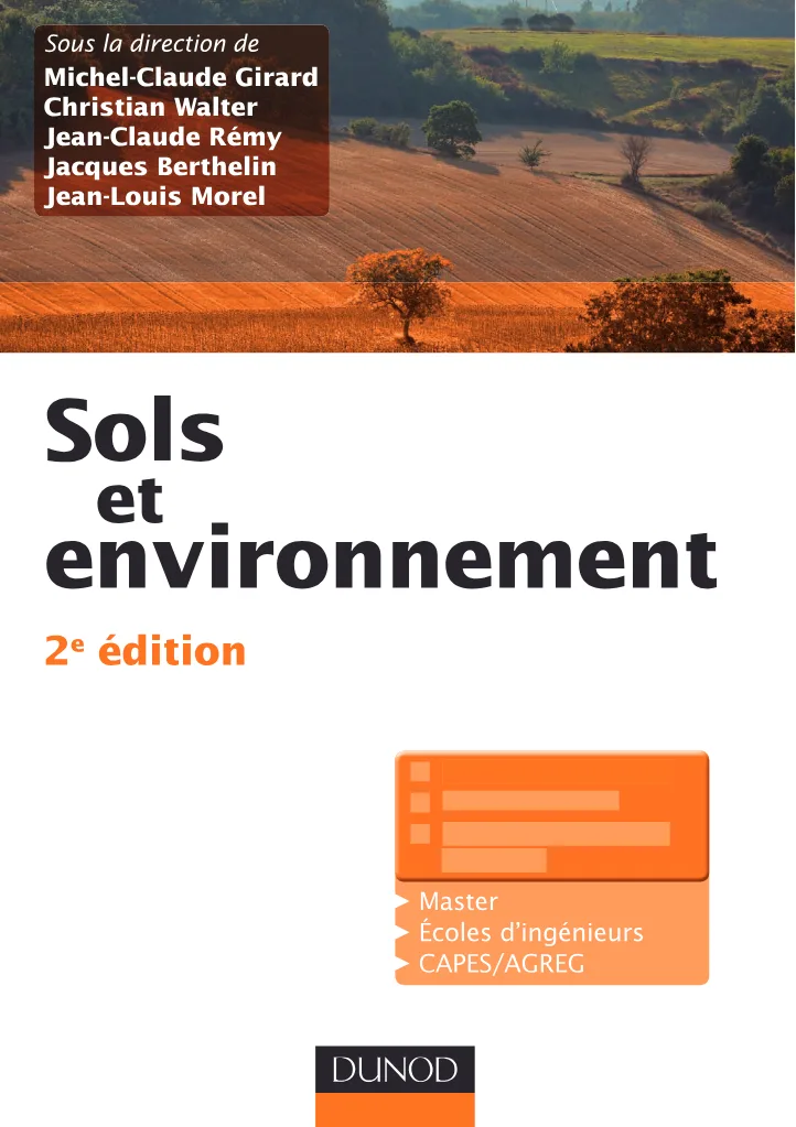 Couverture de Sols et environnement