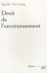Couverture de Droit de l'environnement