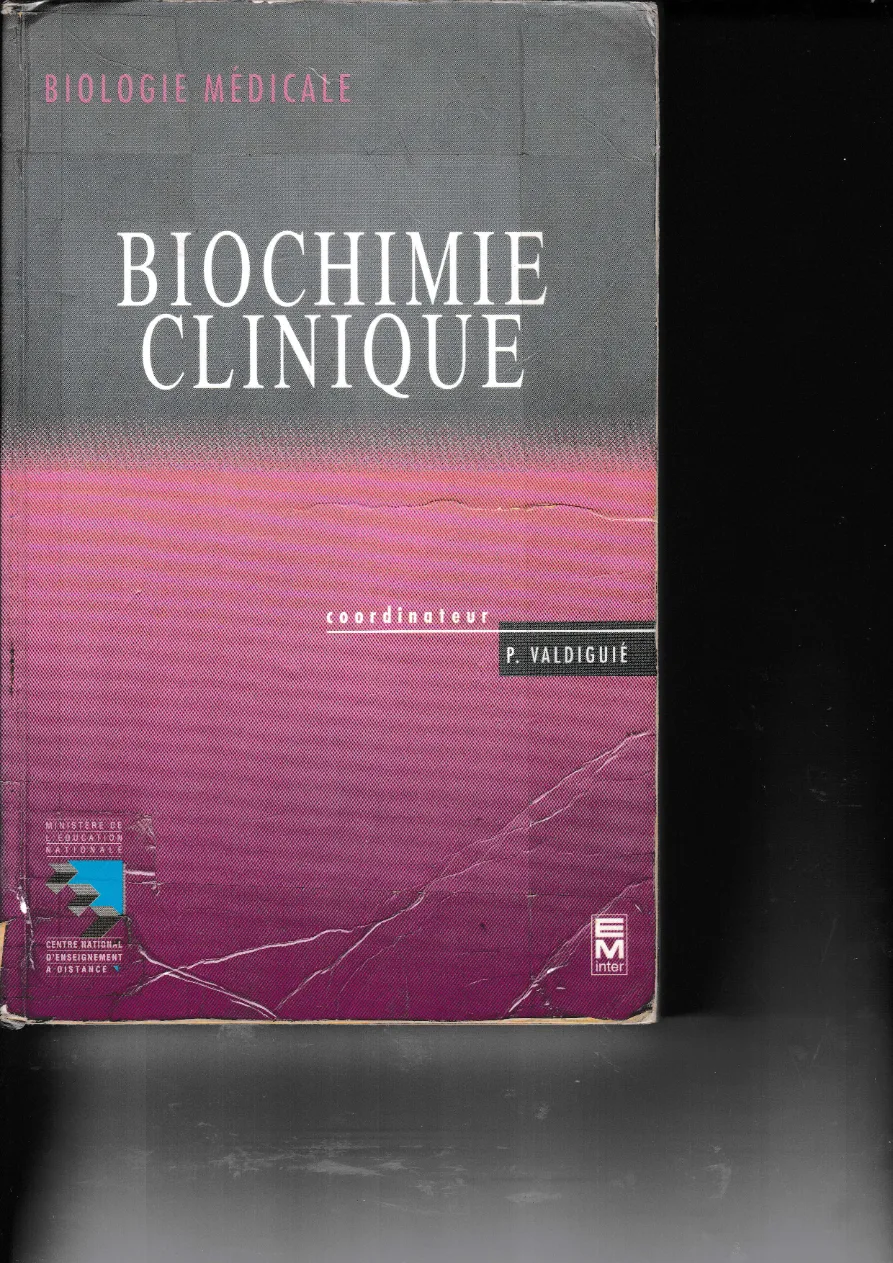 Couverture de Biochimie clinique