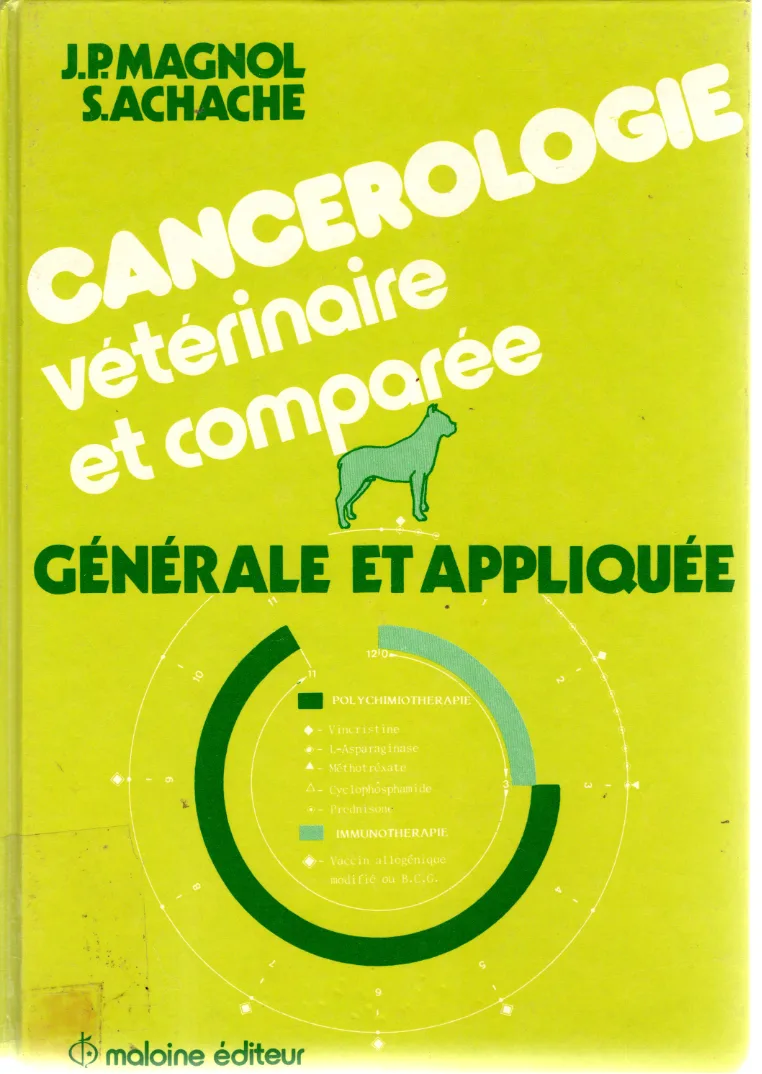 Couverture de Cancérologie vétérinaire et comparée
