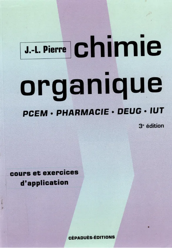 Couverture de Chimie organique