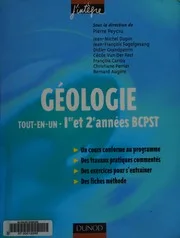 Couverture de Géologie