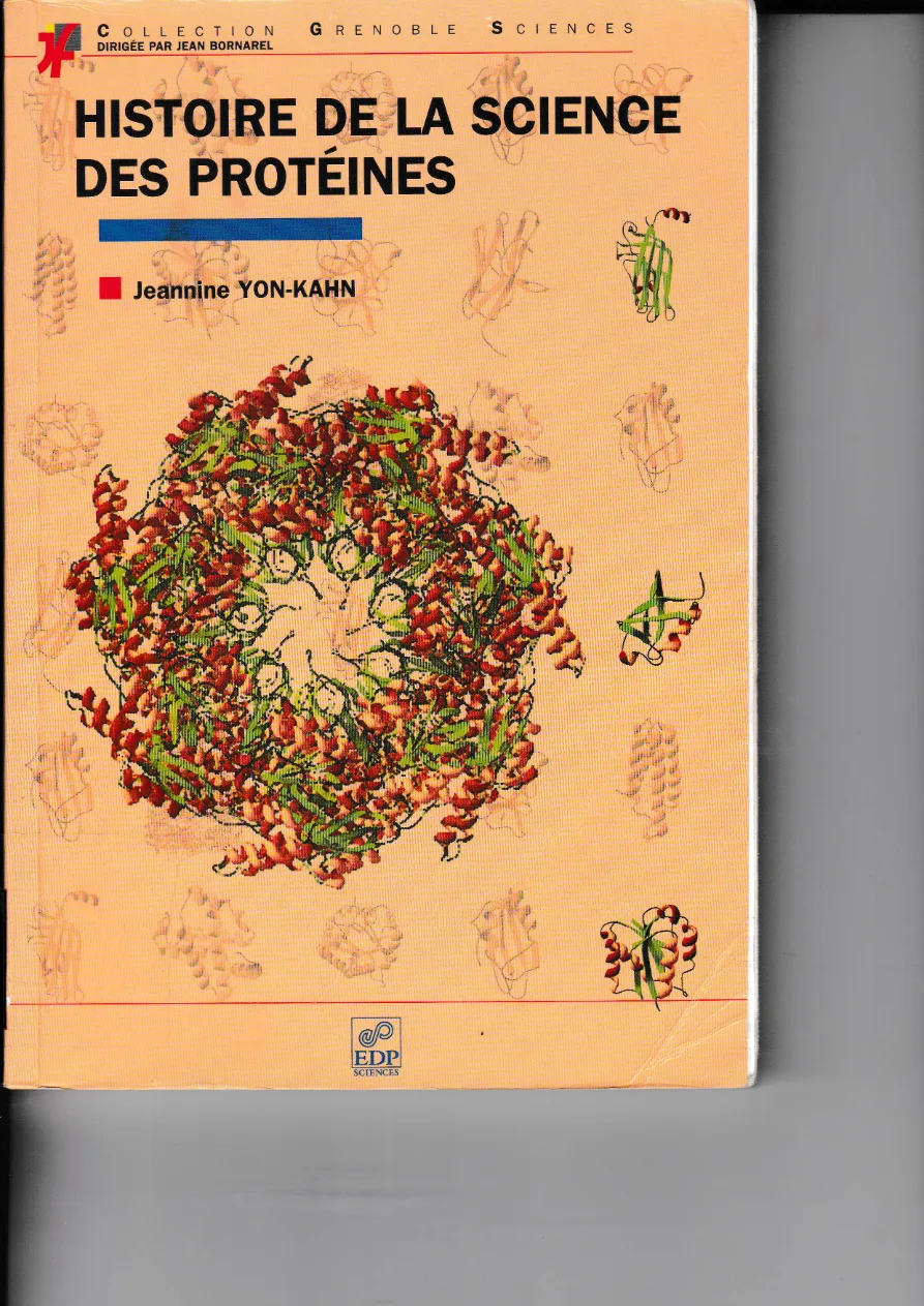 Couverture de Histoire de la science des protéines