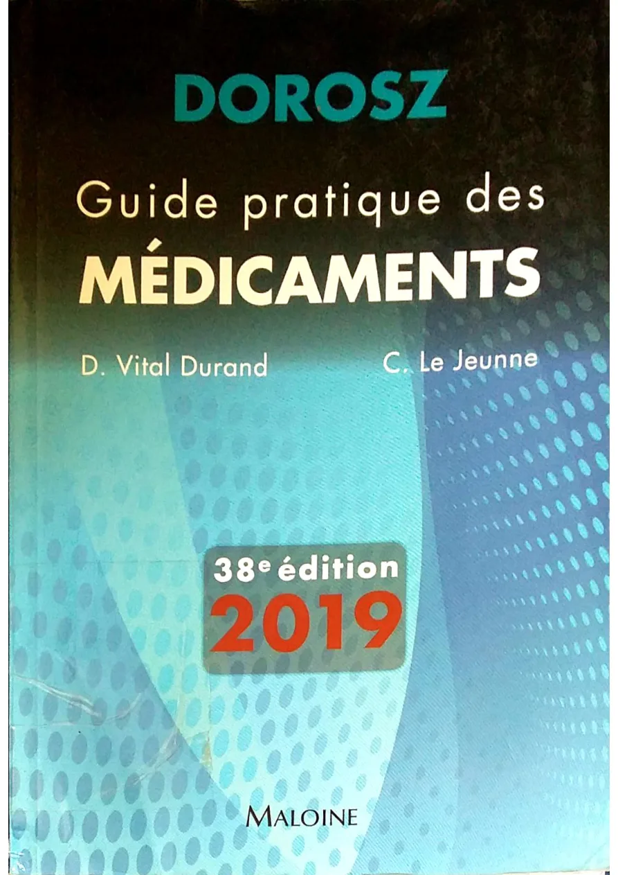 Couverture de Guide pratique des médicaments 2019