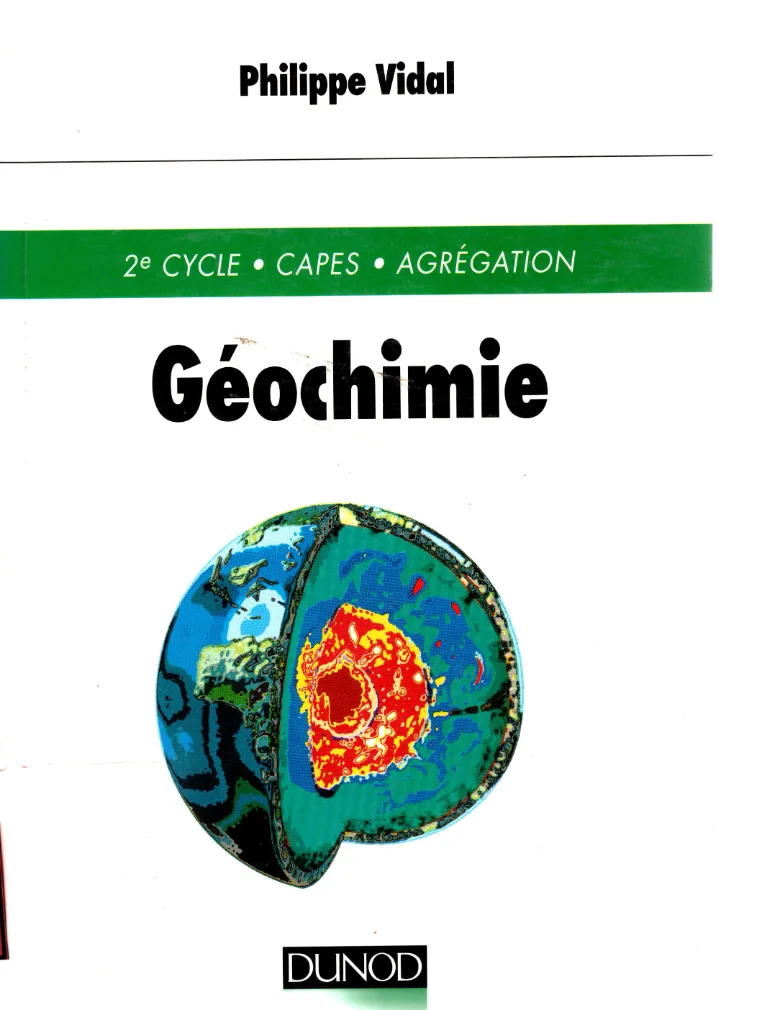 Couverture de Géochimie