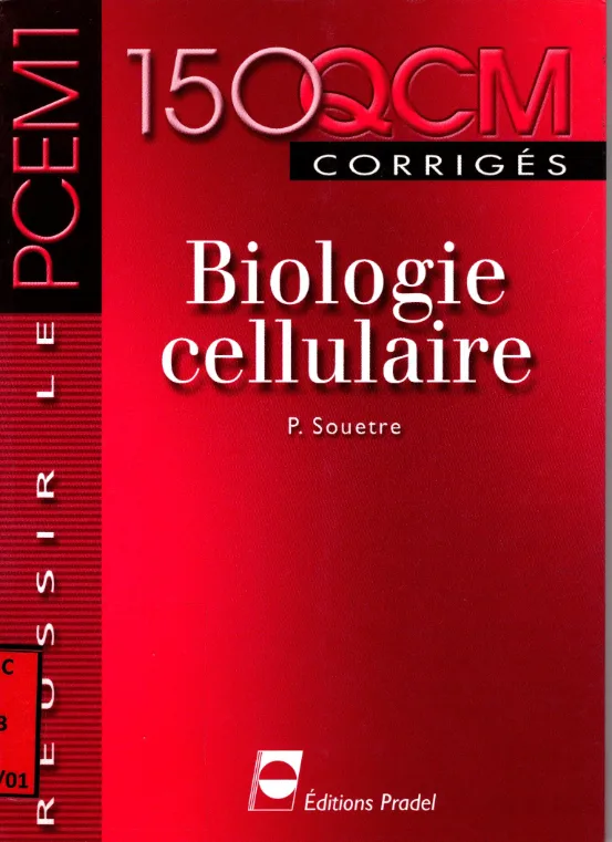 Couverture de Biologie cellulaire