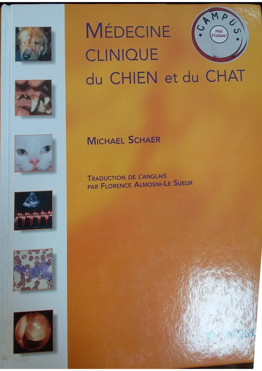 Couverture de Médecine clinique du chien et du chat
