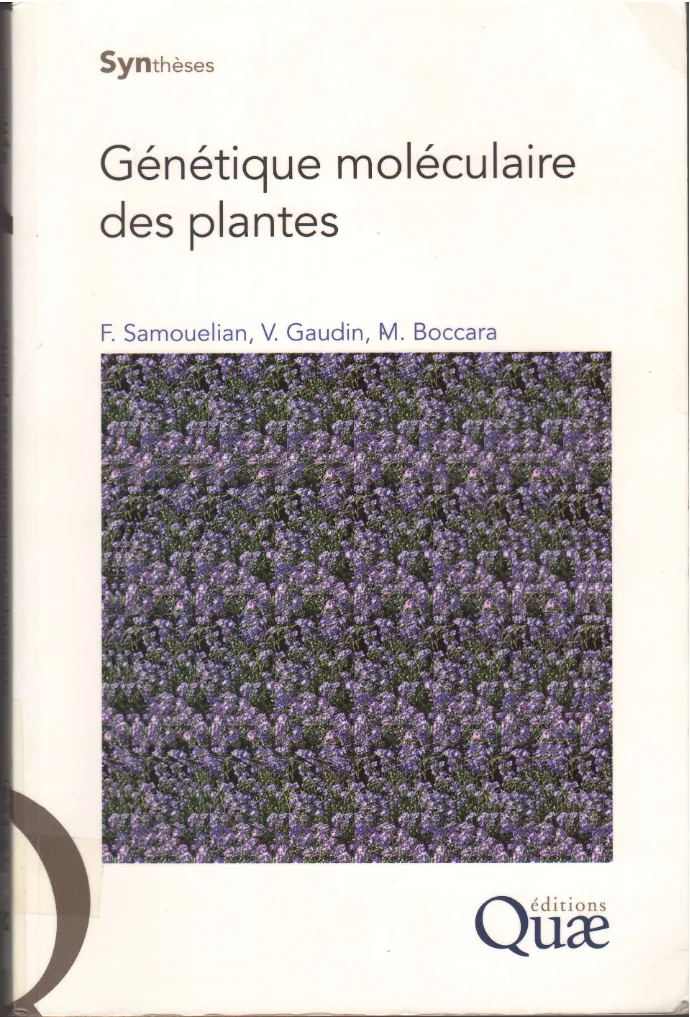 Couverture de Génétique moléculaire des plantes.