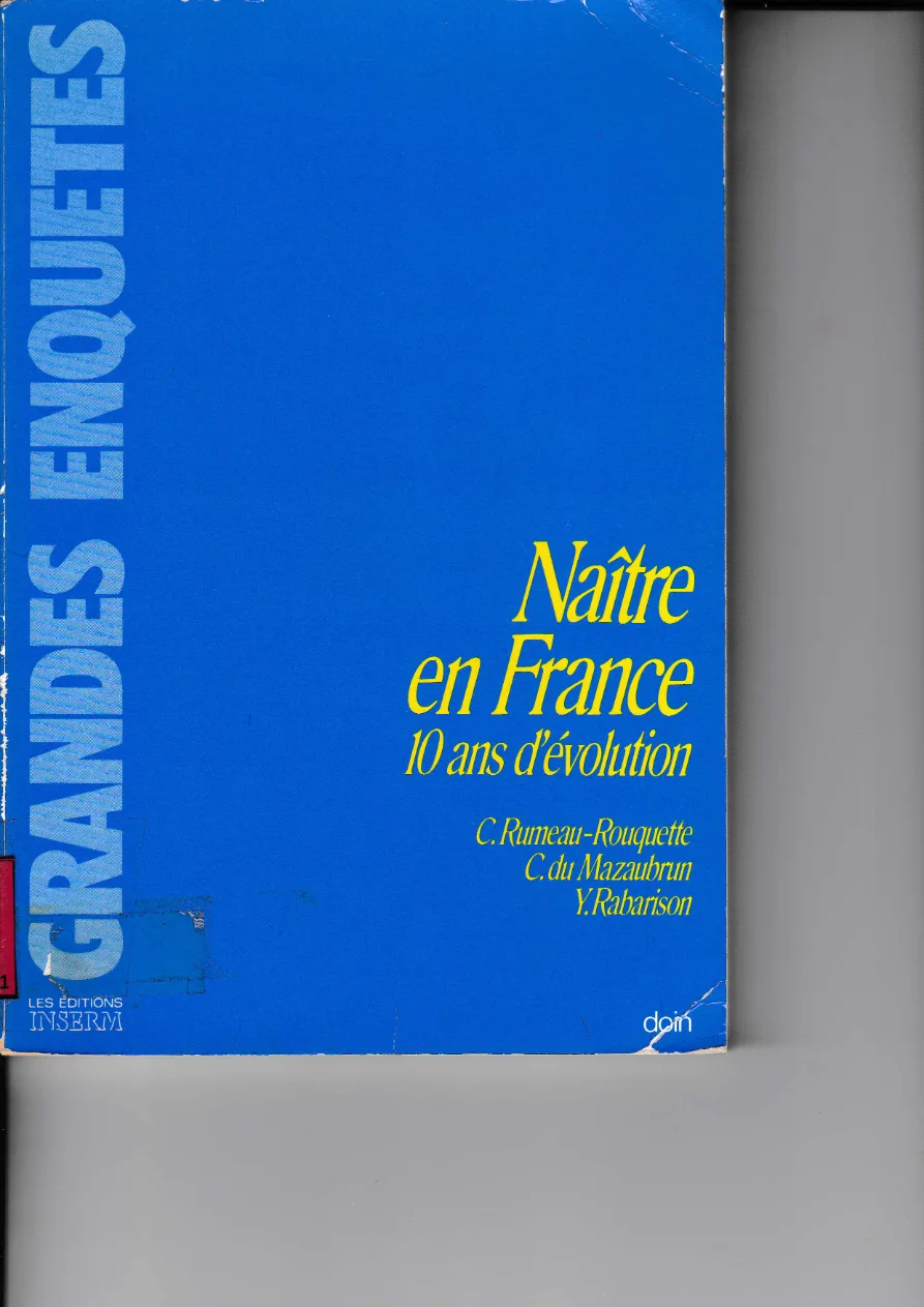 Couverture de Naître en France