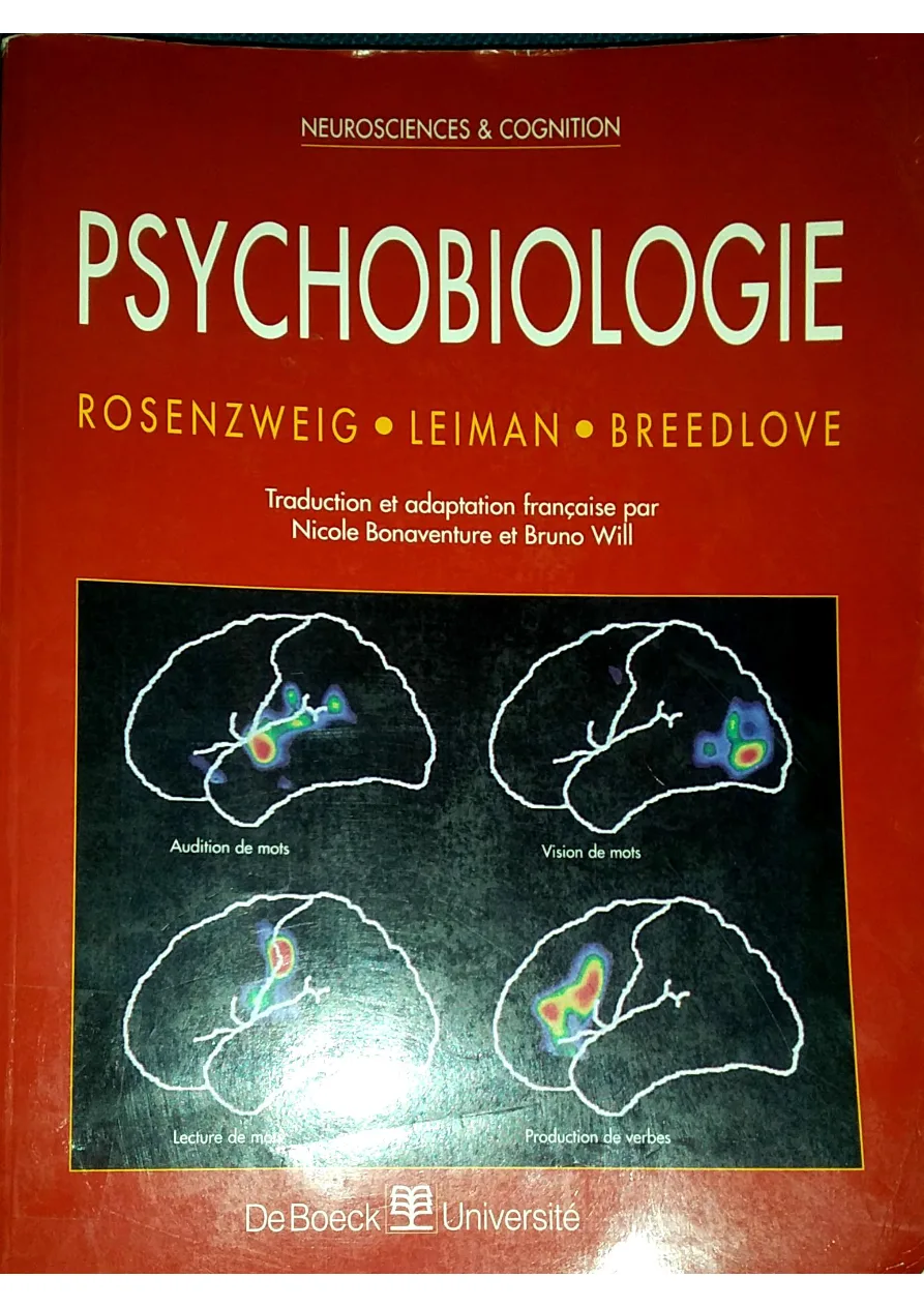 Couverture de Psychobiologie