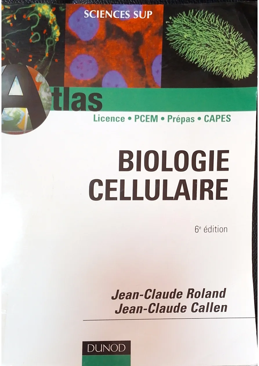 Couverture de Biologie cellulaire