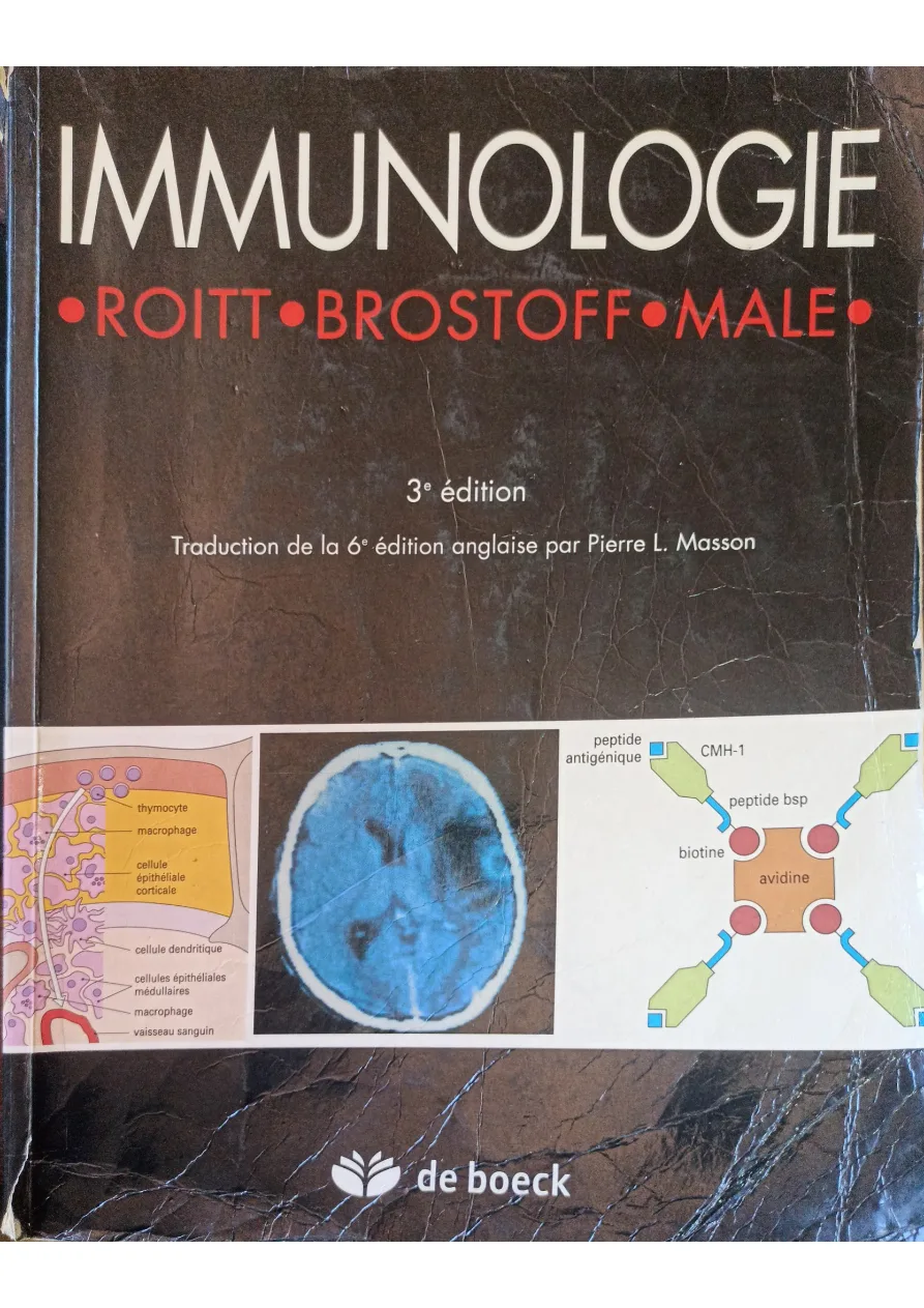 Couverture de Immunologie