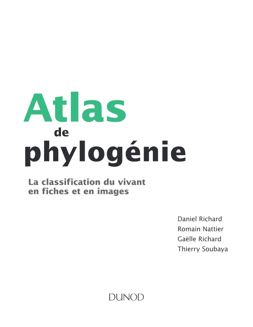 Couverture de Atlas de phylogénie