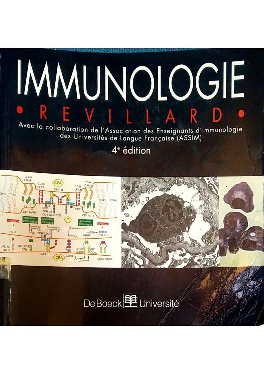 Couverture de Immunologie