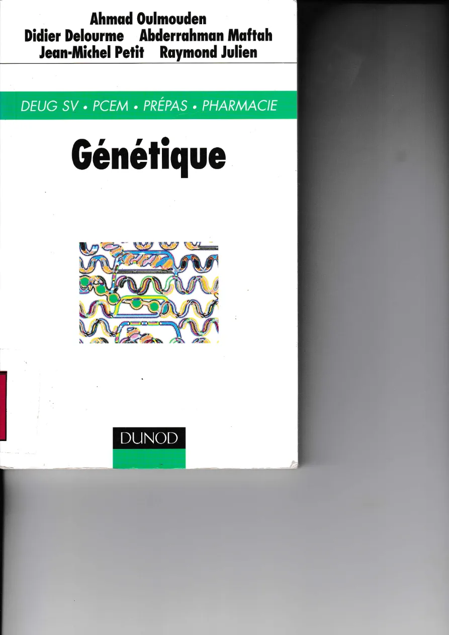 Couverture de Génétique