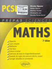 Couverture de PCSI.Mathématiques