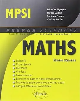 Couverture de MPSI Mathématiques