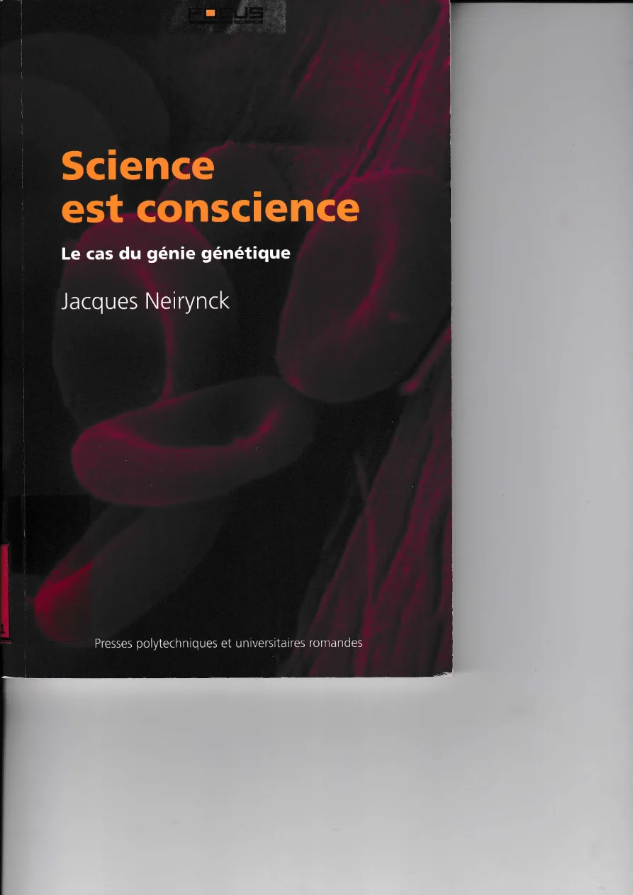 Couverture de Science est conscience