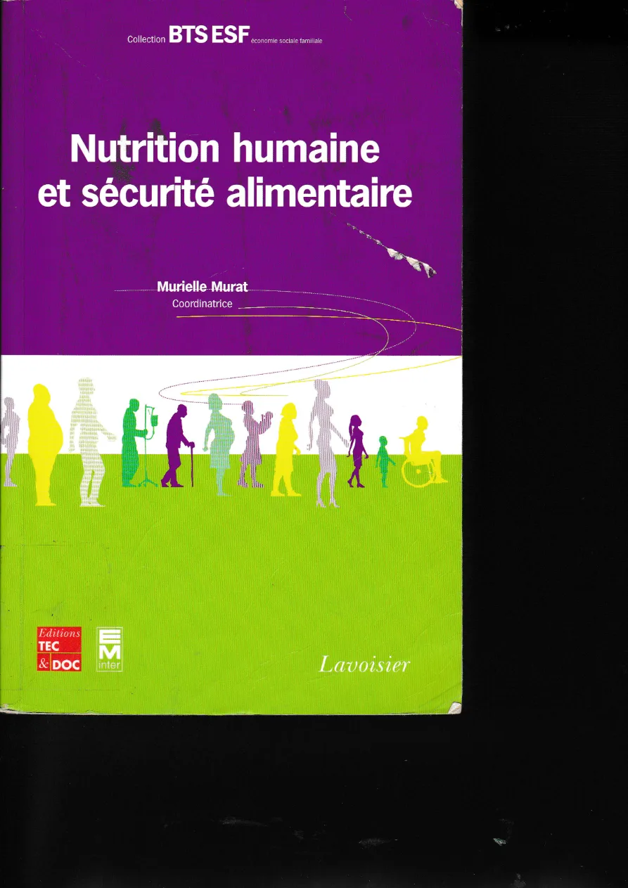 Couverture de Nutrition humaine et sécurité alimentaire.