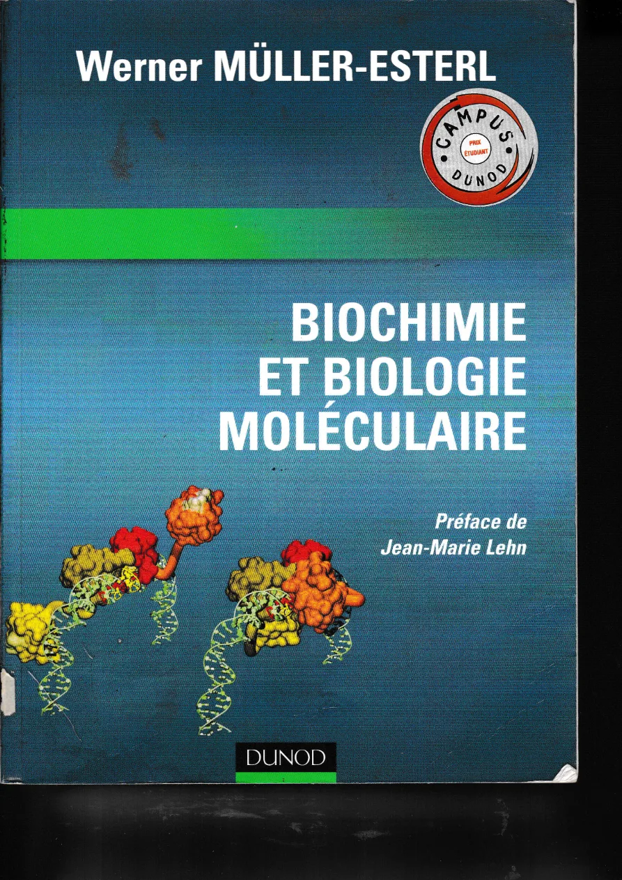 Couverture de Biochimie et biologie moléculaire