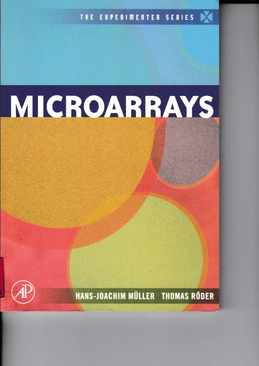 Couverture de Microarrays